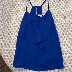 Naked Zebra Royal Blue Drapey Tank Size Medium
